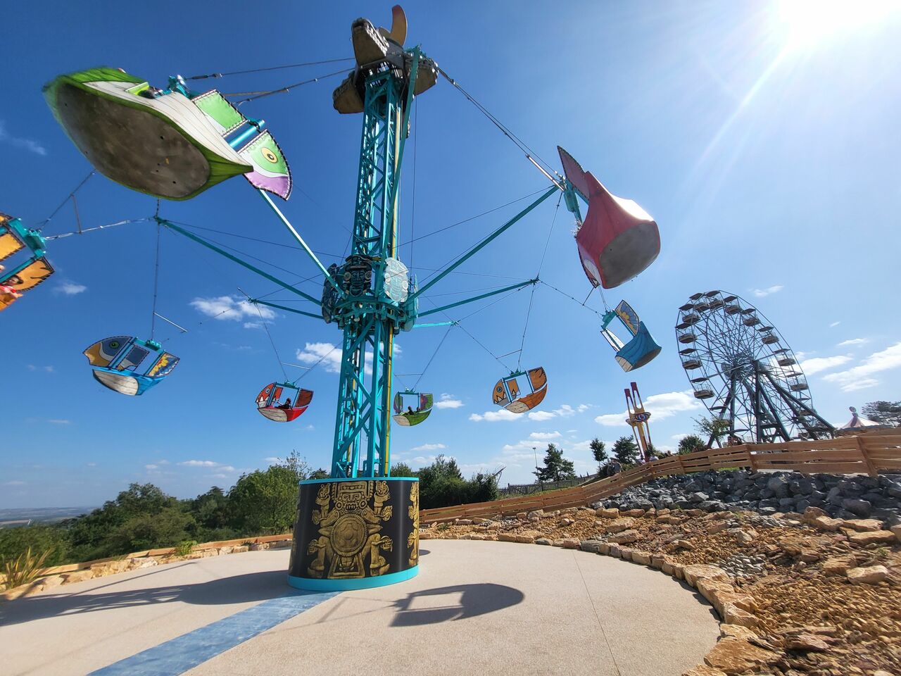 Parc des Combes with New Tower Ride “Les Toucans”