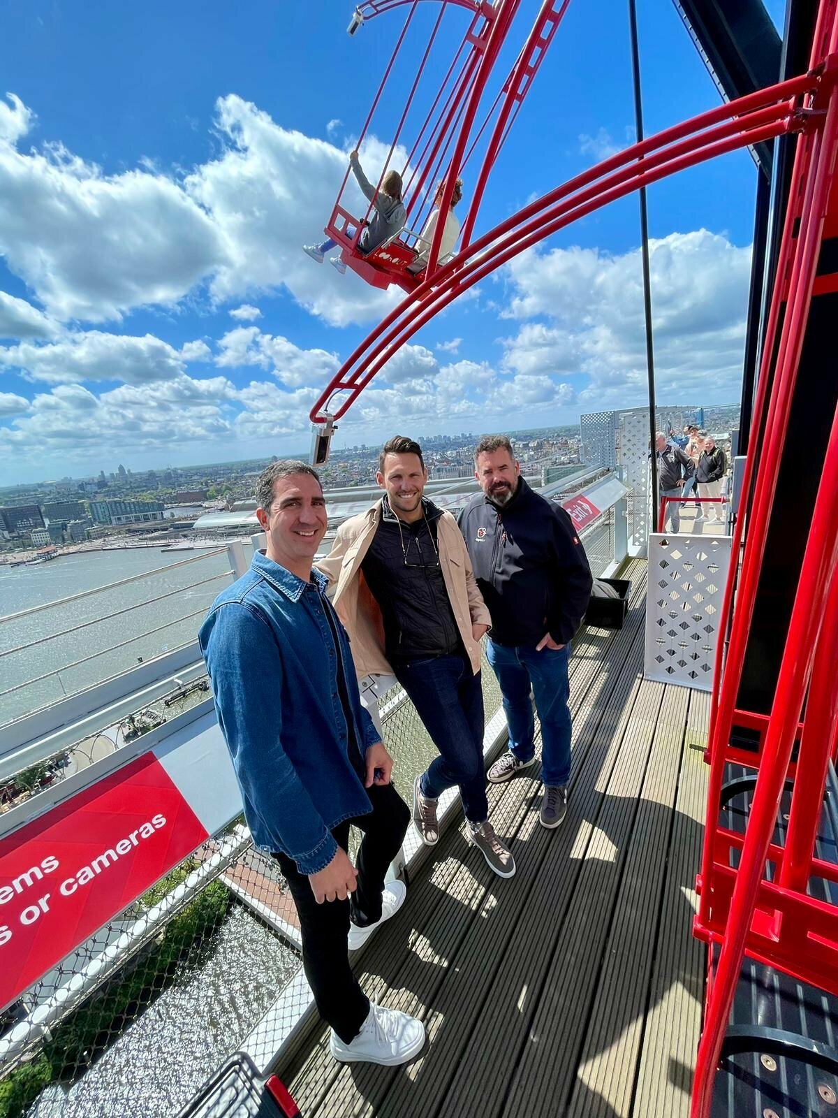 360 Degree Videos of the Over the Edge Experience at A’DAM Lookout